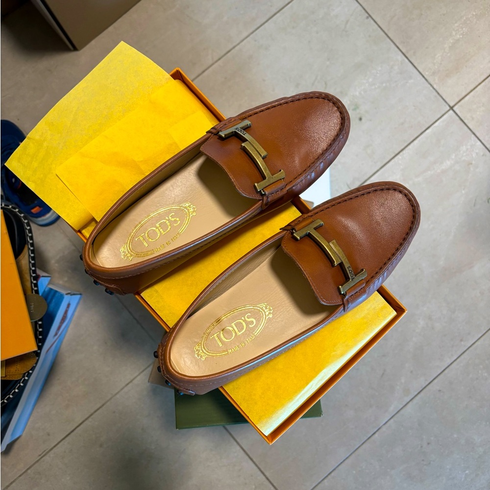 TOD'S Brown Ballerinas Flats size 36.5